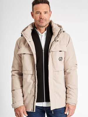 Cazadora Indicode InVilleson SImply Taupe 15-976191 - Imagen 1