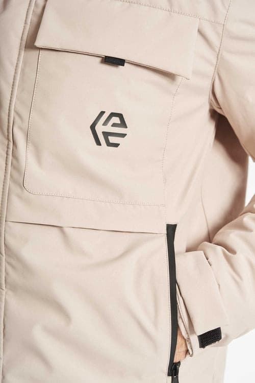 Cazadora Indicode InVilleson SImply Taupe 15-976191 - Imagen 3