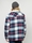 Cazadora KARL KANI Chest Signature Heavy Flannel Shirt Jacket sand/black - Imagen 2