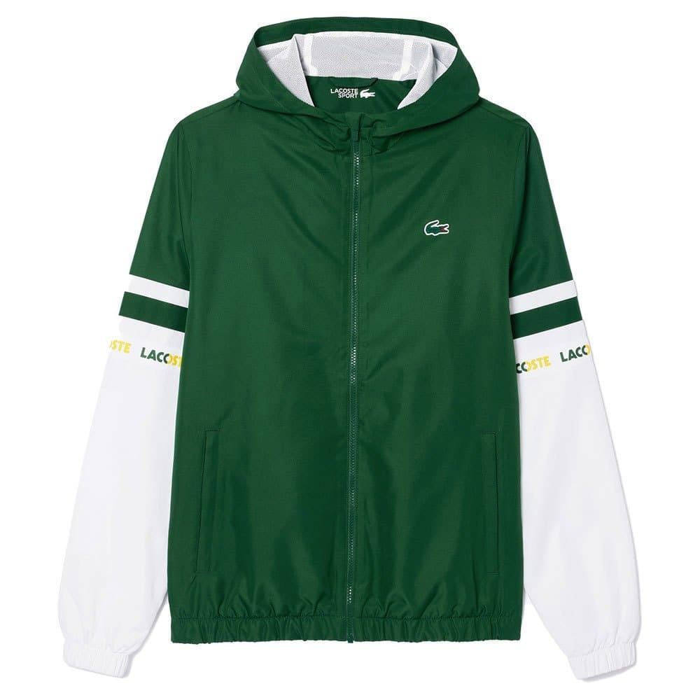 Cazadora Lacoste BH7439 00 291 vert/blanc - Imagen 1