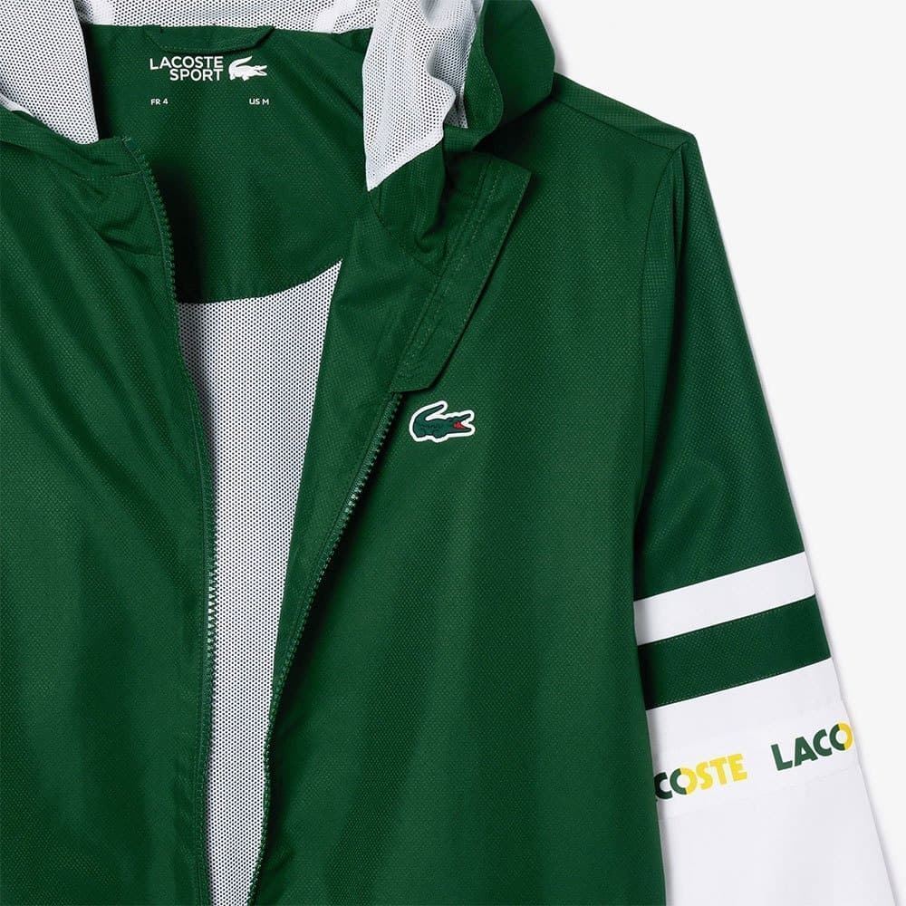 Cazadora Lacoste BH7439 00 291 vert/blanc - Imagen 3