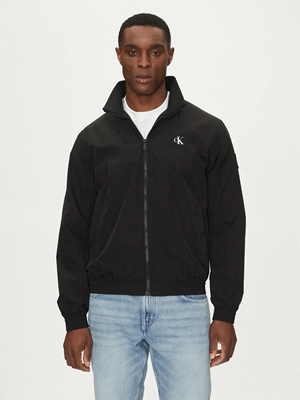 Cazadora Negra Calvin Klein Jeans Unpadded Harrington - Imagen 1