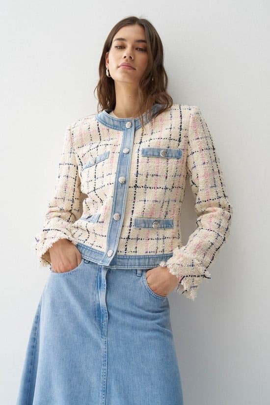 Cazadora Salsa 21011070 112 light beige - Imagen 3