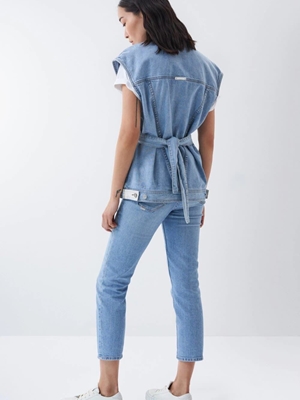 Cazadora SALSA chica126389 8501 azul - Imagen 2