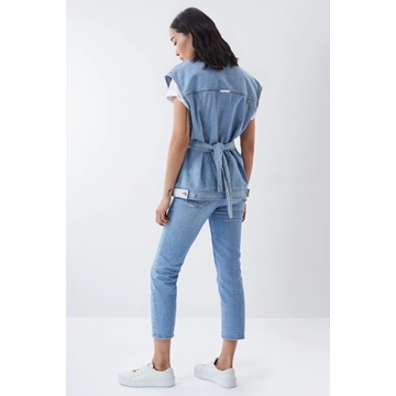 Cazadora SALSA chica126389 8501 azul - Imagen 2