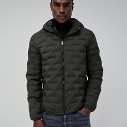 Cazadora Salsa Jeans Green Dark Light Padded 21008696 530 - Imagen 2