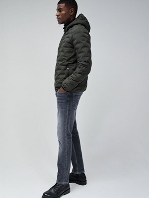 Cazadora Salsa Jeans Green Dark Light Padded 21008696 530 - Imagen 2