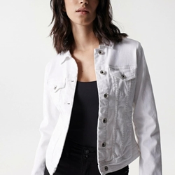 Cazadora Salsa Jeans White 21009644 001 - Imagen 1