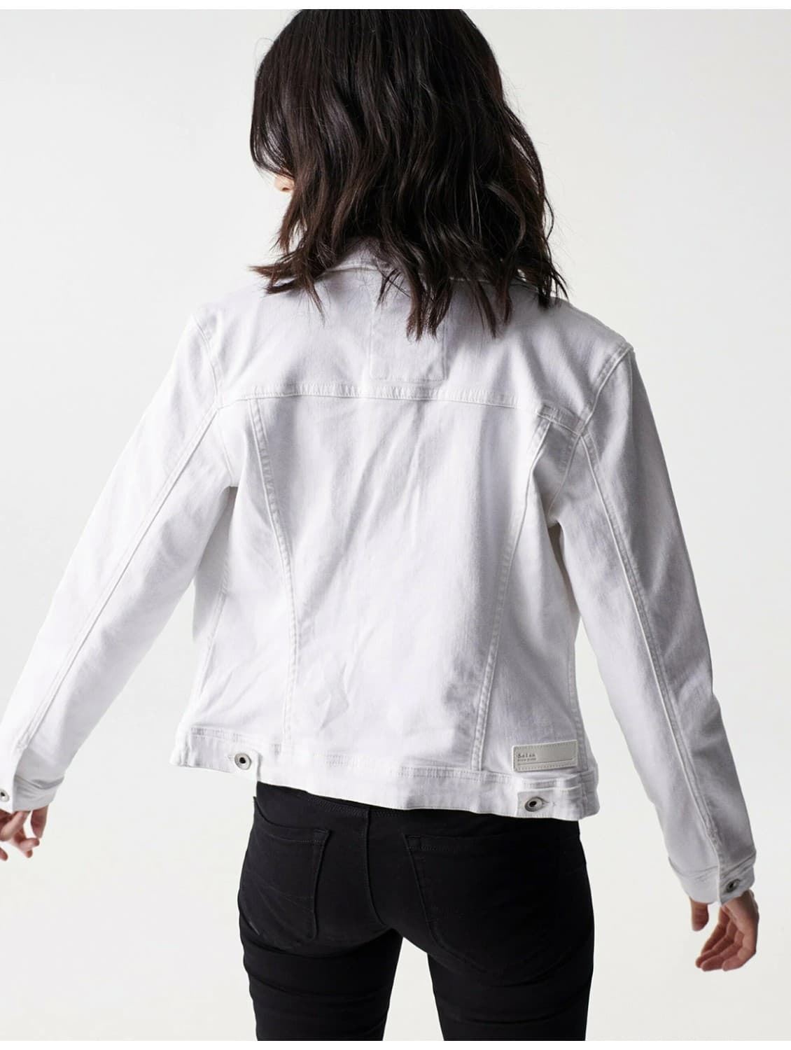 Cazadora Salsa Jeans White 21009644 001 - Imagen 2
