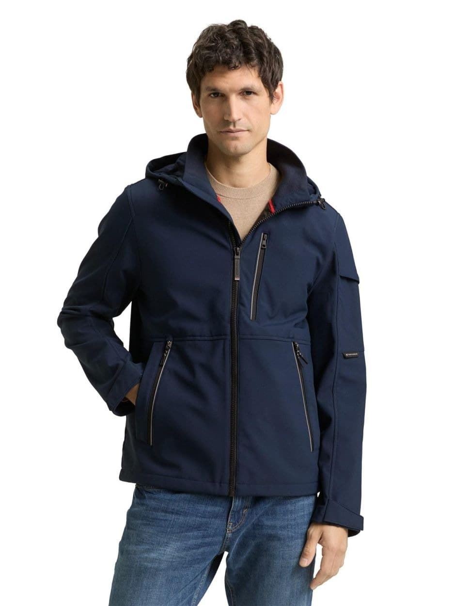 Cazadora softshell TOM TAILOR 1048512 10668 sky captain blue - Imagen 1