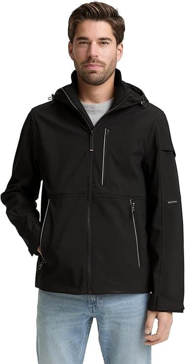 Cazadora softshell TOM TAILOR 1048512 29999 black - Imagen 1