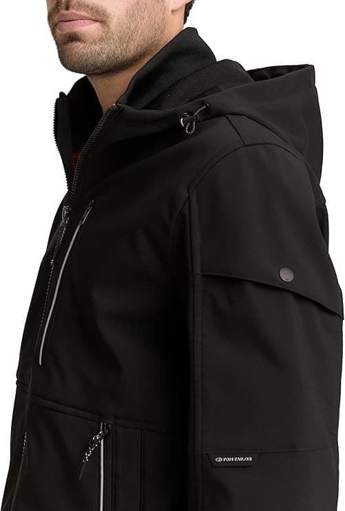 Cazadora softshell TOM TAILOR 1048512 29999 black - Imagen 4