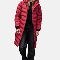 Cazadora Street One Long Padded Carpet Red 202126 11359 - Imagen 2