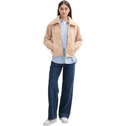 Cazadora TOM TAILOR 1043229 21849 Teddy Jacket Caramel Beige - Imagen 2