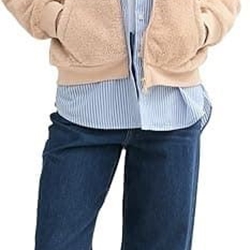 Cazadora TOM TAILOR 1043229 21849 Teddy Jacket Caramel Beige - Imagen 2