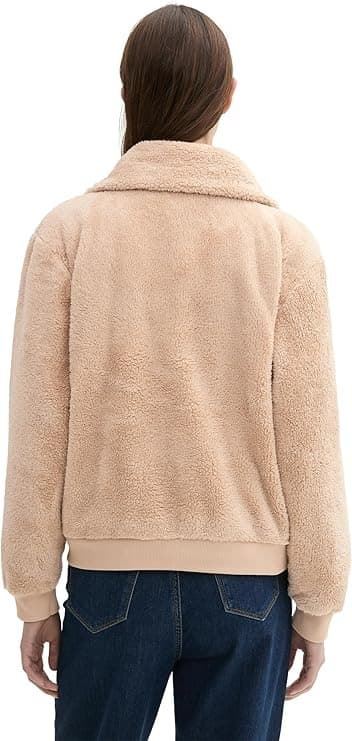 Cazadora TOM TAILOR 1043229 21849 Teddy Jacket Caramel Beige - Imagen 3