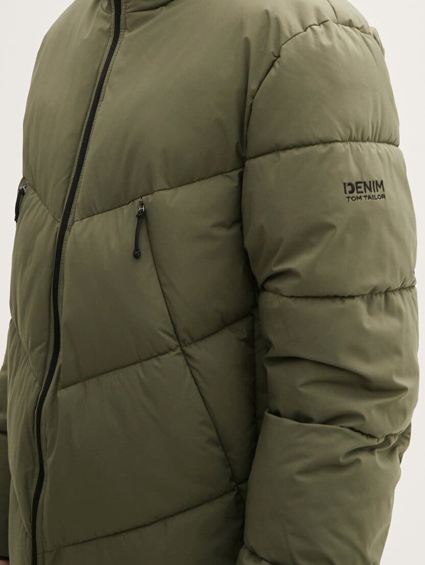 Cazadora TOM TAILOR 1048489 21179 Stand-up puffer jacket deep pond green - Imagen 6