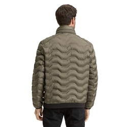 Cazadora TOM TAILOR 1048511 34880 decorative hybrid jacket/faded leaf green - Imagen 2