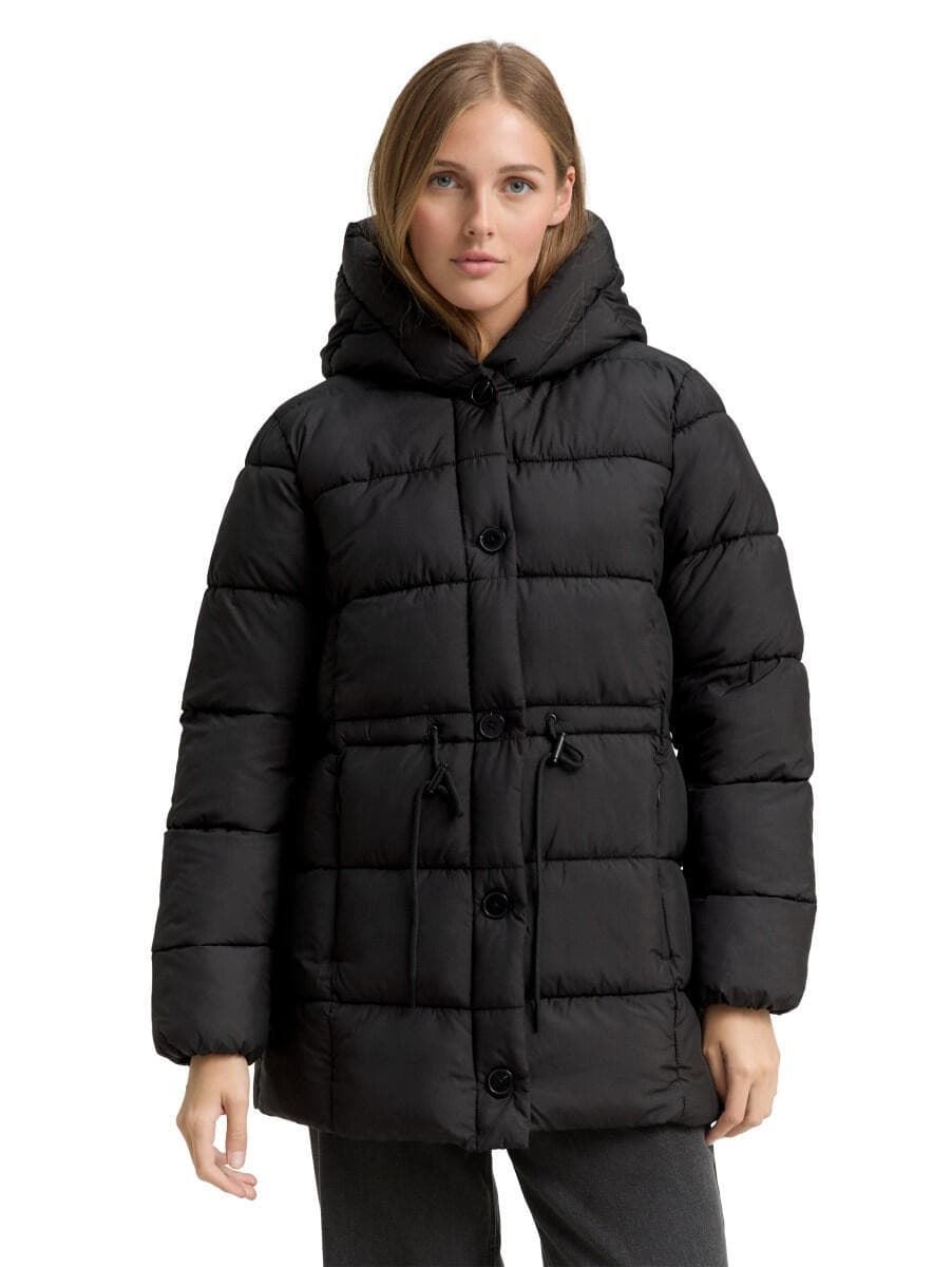 Cazadora Tom Tailor Black Puffer 1047547 14482 - Imagen 3