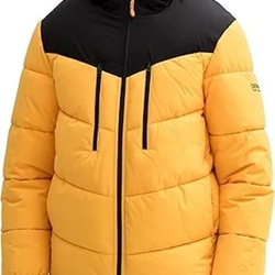 Cazadora Tom Tailor Hooded Puffer Jacket Classic Orange - Imagen 1
