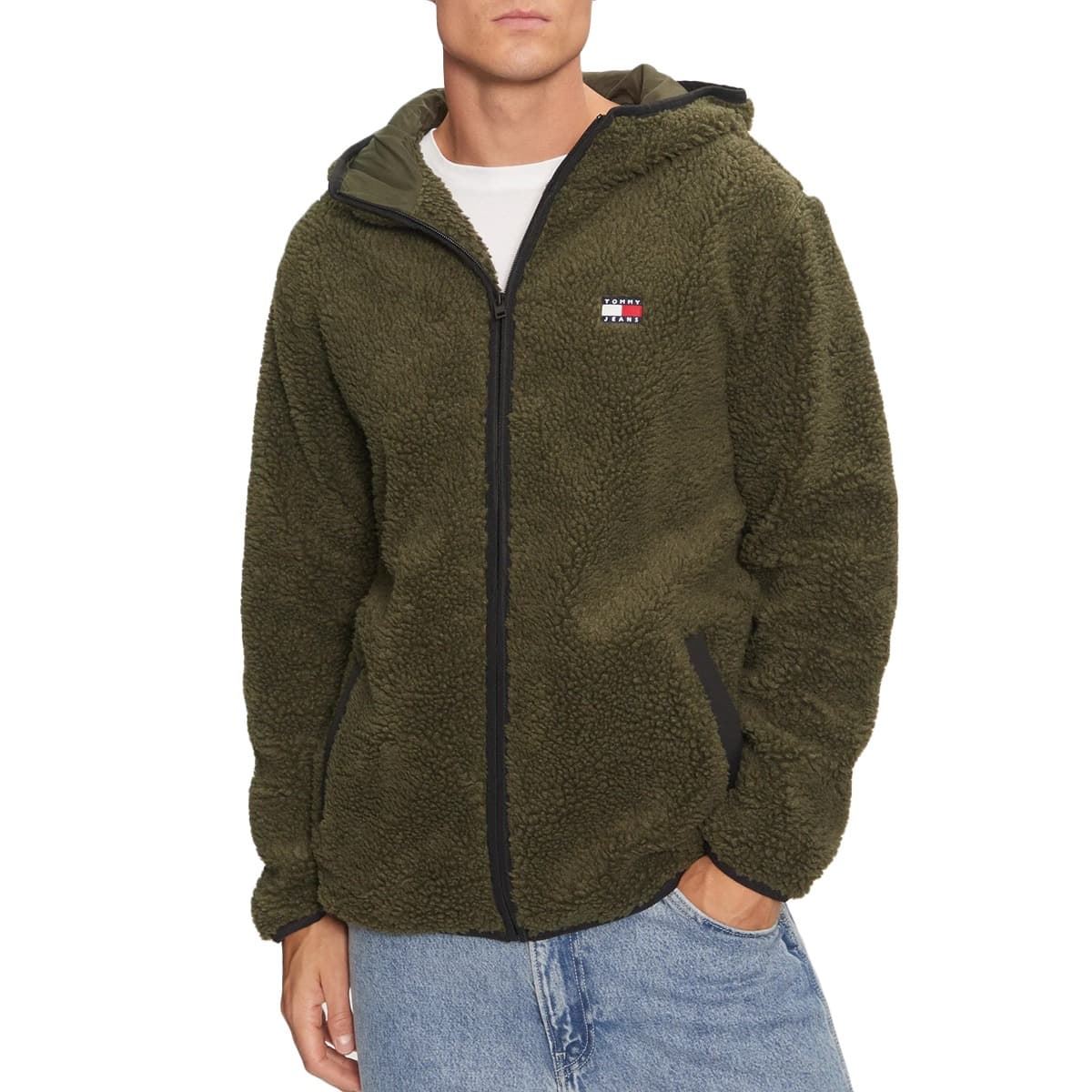 Cazadora Tommy Jeans DM0DM19224 M12 fatigue green - Imagen 1
