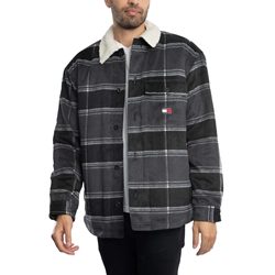 Cazadora Tommy Jeans DM0DM19652 BDS Black Check - Imagen 1