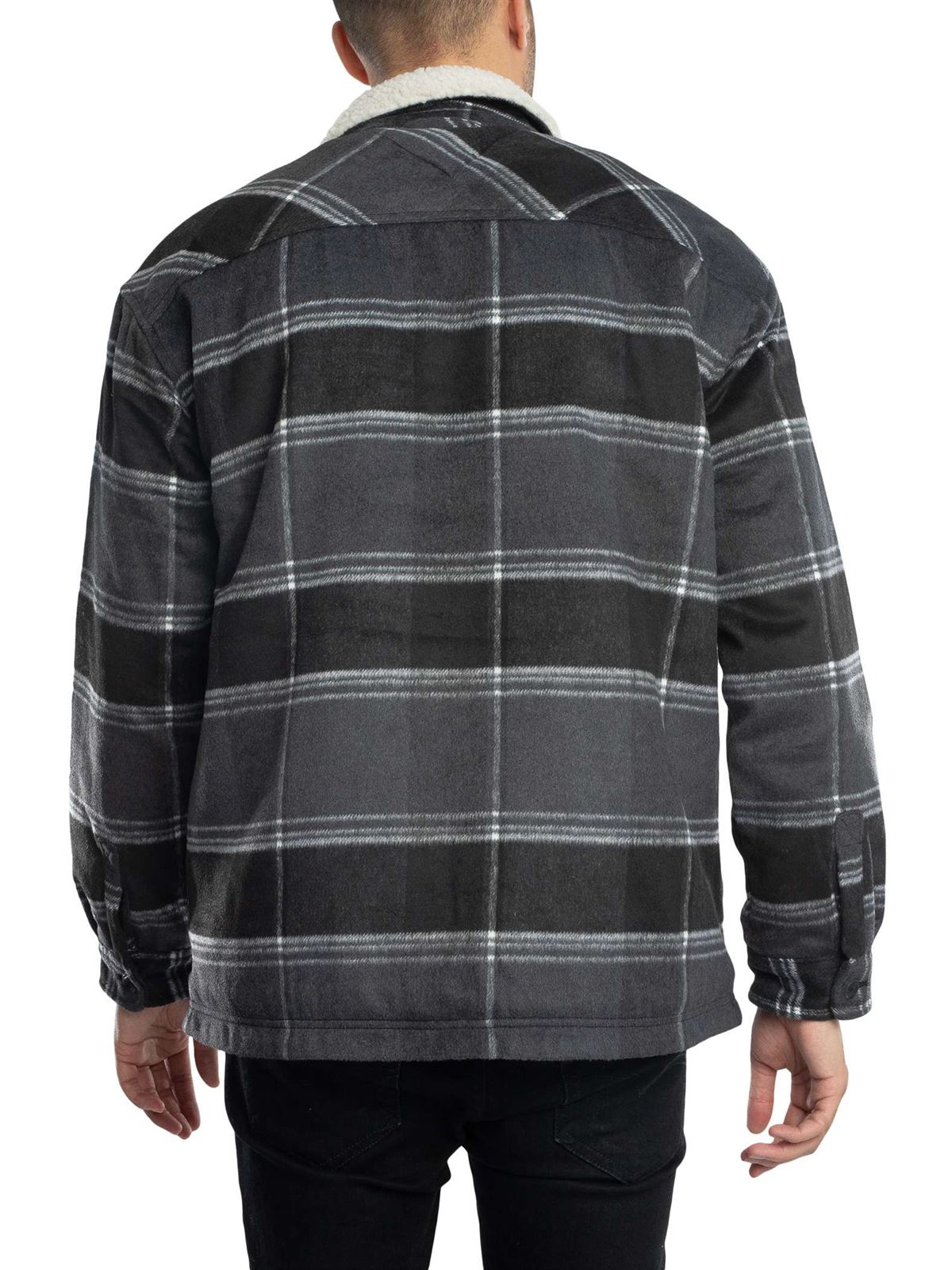 Cazadora Tommy Jeans DM0DM19652 BDS Black Check - Imagen 4