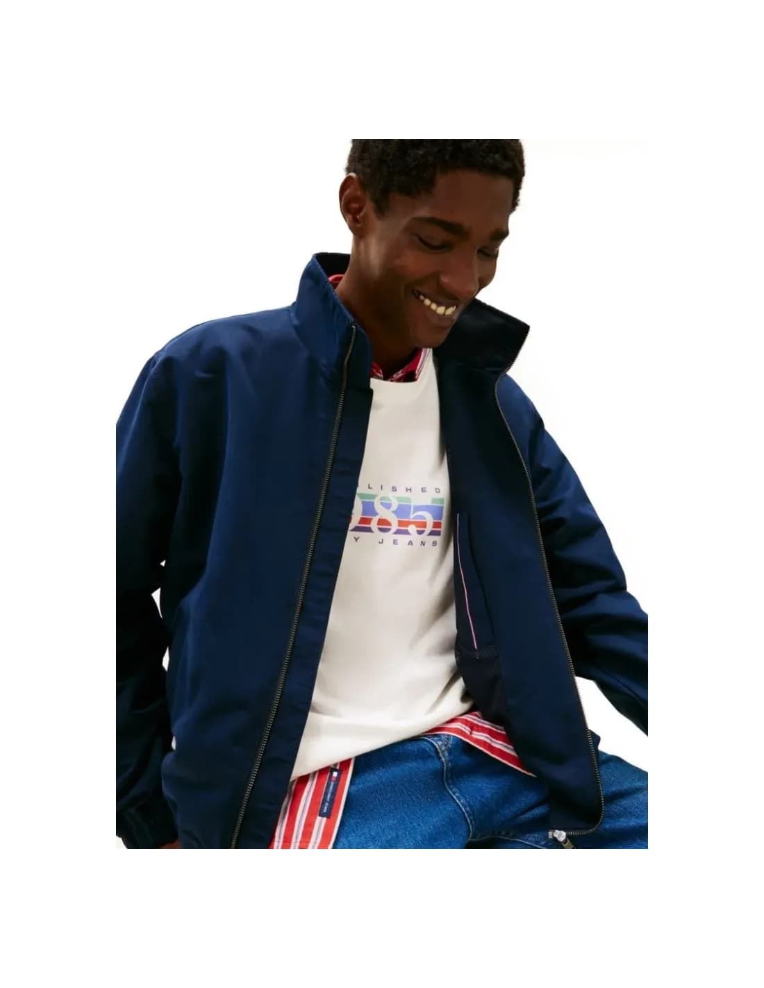 Cazadora TOMMY JEANS DM0DM22720 C1G dark night navy - Imagen 3