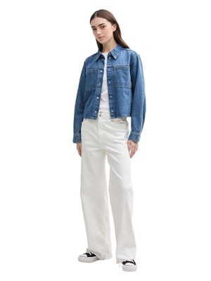 Cazadora VaquerA Short Denim Shirt With Pockets 1045493 10118 - Imagen 2