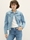 Cazadora vaquera Tom Tailor 1040199 10118 used light stone blue denim - Imagen 1