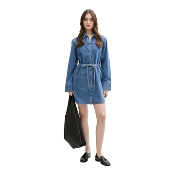 Cazadora Vaquera Tom Tailor Used Light Stone Blue Denim 1045461 10118 - Imagen 2