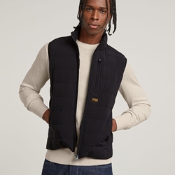 Chaleco G-Star Black Foundation Liner Vest D24277 D518 6484 - Imagen 1