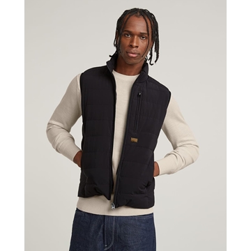 Chaleco G-Star Black Foundation Liner Vest D24277 D518 6484 - Imagen 1
