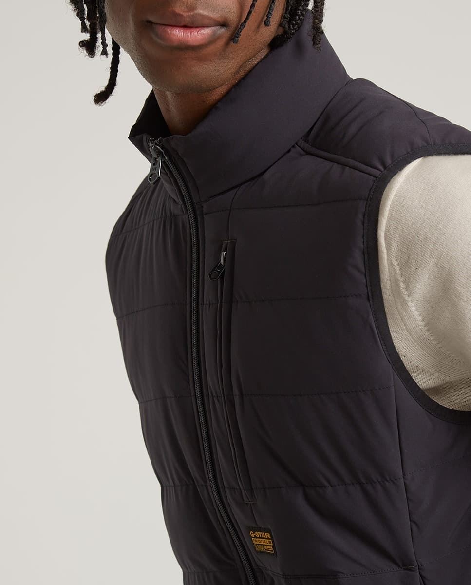 Chaleco G-Star Black Foundation Liner Vest D24277 D518 6484 - Imagen 3