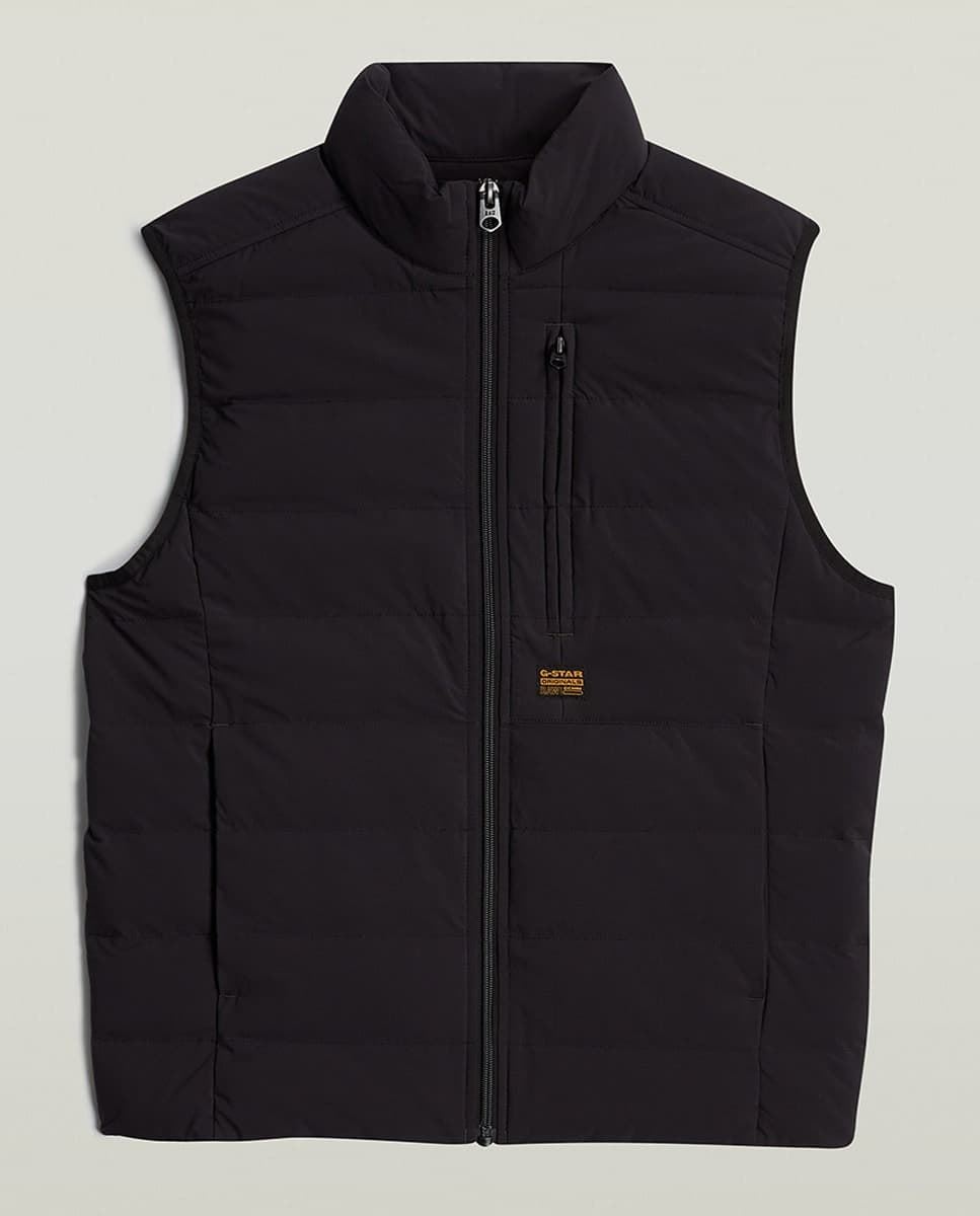 Chaleco G-Star Black Foundation Liner Vest D24277 D518 6484 - Imagen 6