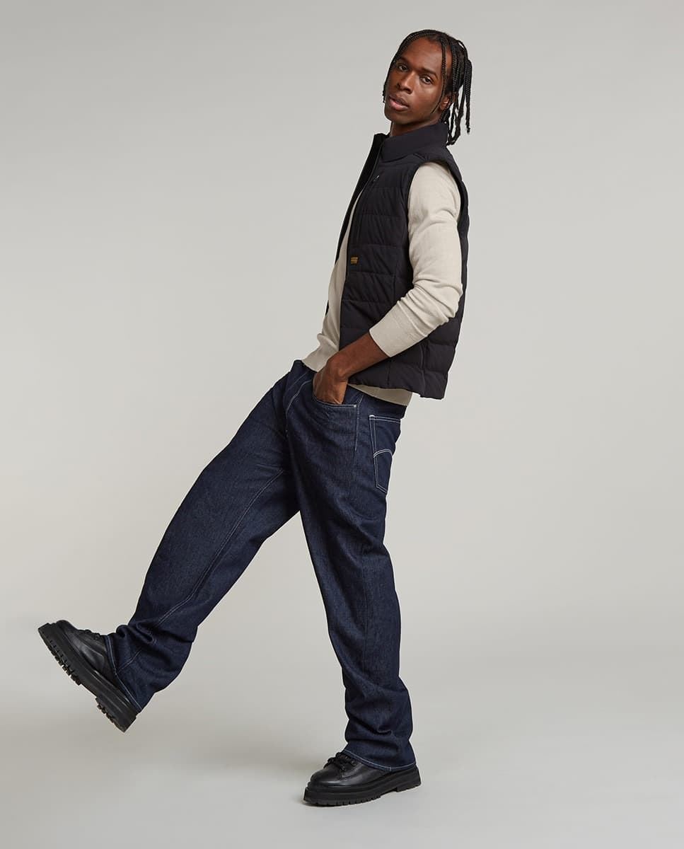 Chaleco G-Star Black Foundation Liner Vest D24277 D518 6484 - Imagen 7