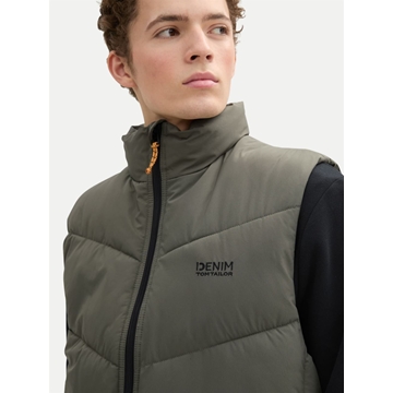 Chaleco Tom Tailor Urban Olive Green - Imagen 1