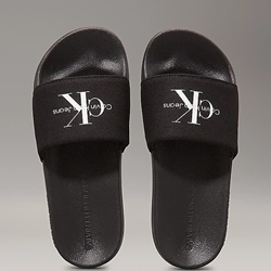 Chanclas Calvin Klein Jeans YW0YW01835 OGM black/bright white - Imagen 1