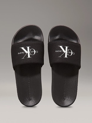 Chanclas Calvin Klein Jeans YW0YW01835 OGM black/bright white - Imagen 1