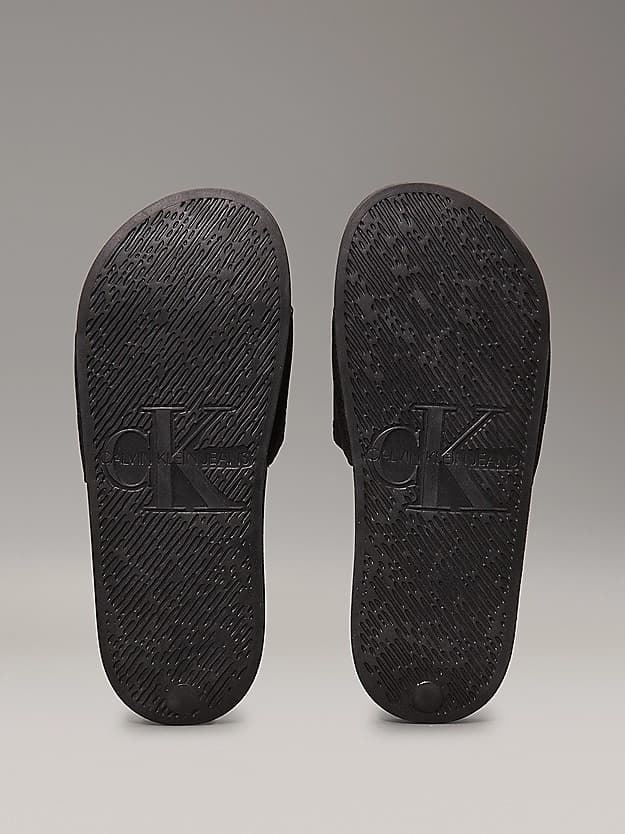 Chanclas Calvin Klein Jeans YW0YW01835 OGM black/bright white - Imagen 4