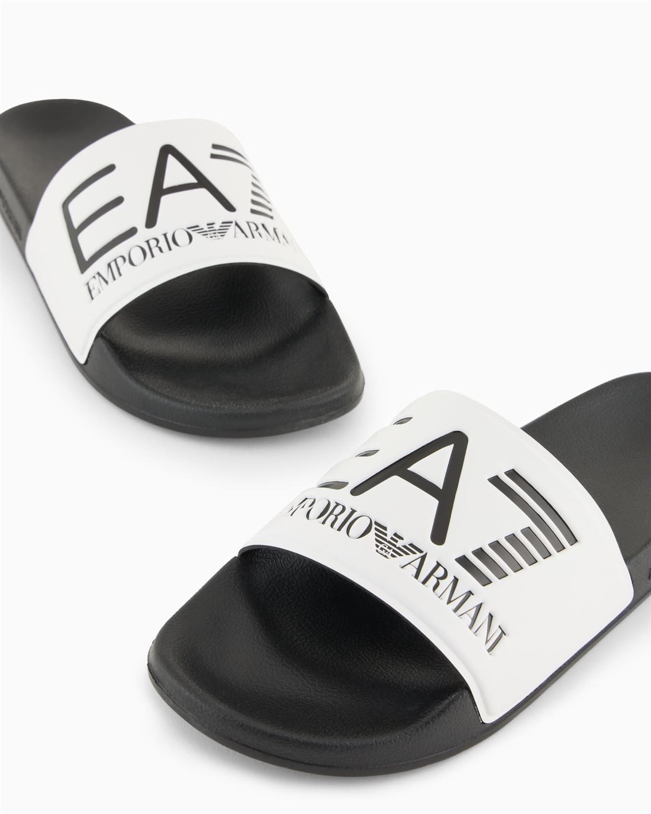 Chanclas EA7 Emporio Armani 7X000108 AF15118 MZ096 White/Black/Black - Imagen 1