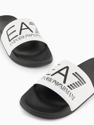 Chanclas EA7 Emporio Armani 7X000108 AF15118 MZ096 White/Black/Black - Imagen 1