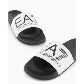 Chanclas EA7 Emporio Armani 7X000108 AF15118 MZ096 White/Black/Black - Imagen 1