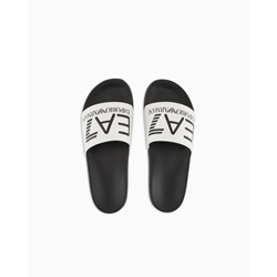 Chanclas EA7 Emporio Armani 7X000108 AF15118 MZ096 White/Black/Black - Imagen 2