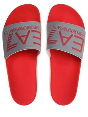 Chanclas EA7 Emporio Armani XCP001 XCC22 S649 RACING RED/ OYSTERMUS SEA WORLD - Imagen 1