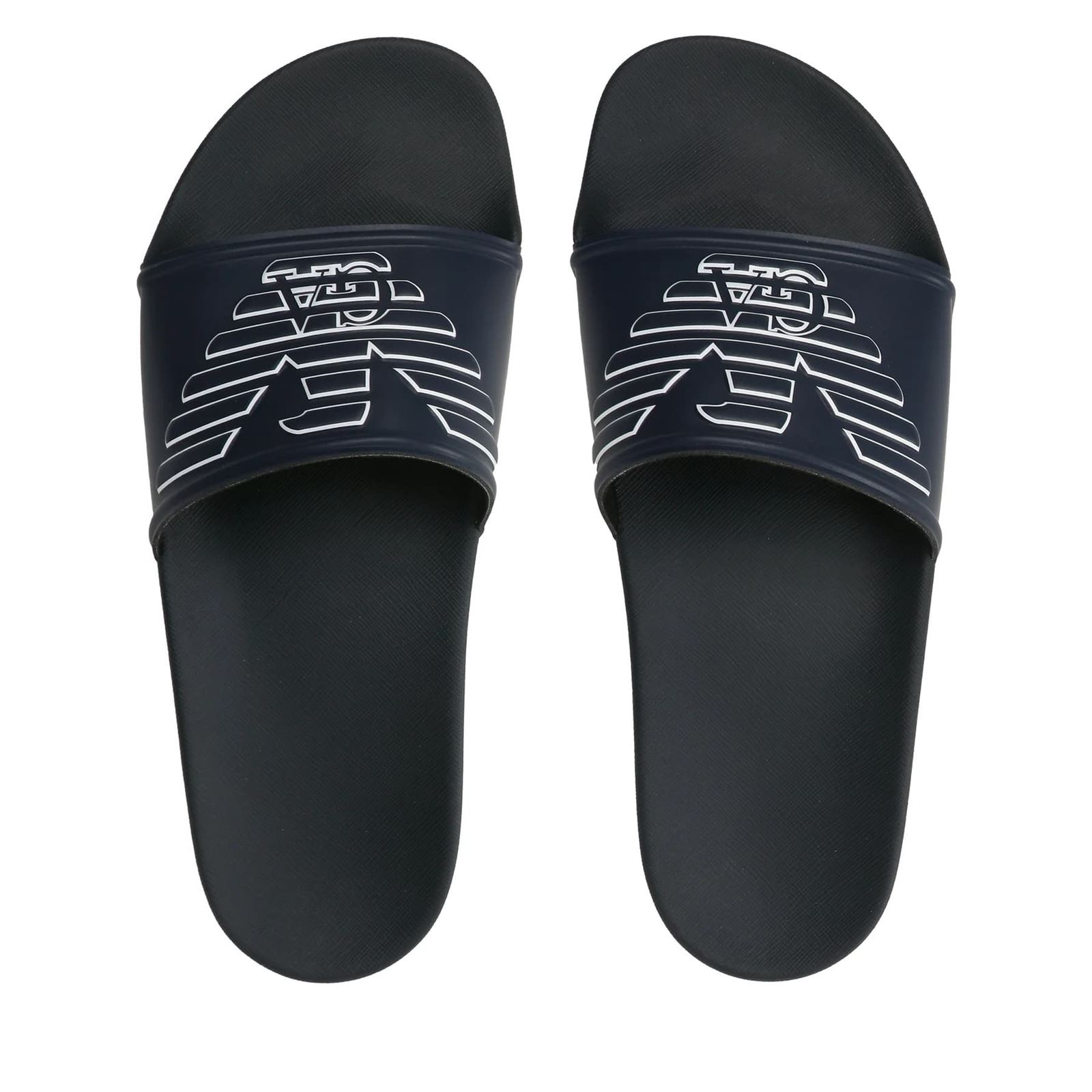 Chanclas Emporio Armani XVPS04 XN747 S448 navy/out white/navy - Imagen 3