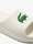 Chanclas Lacoste 46CFA0028 1Y5 Serve Slide 2.0 off wht/ dk grn - Imagen 1