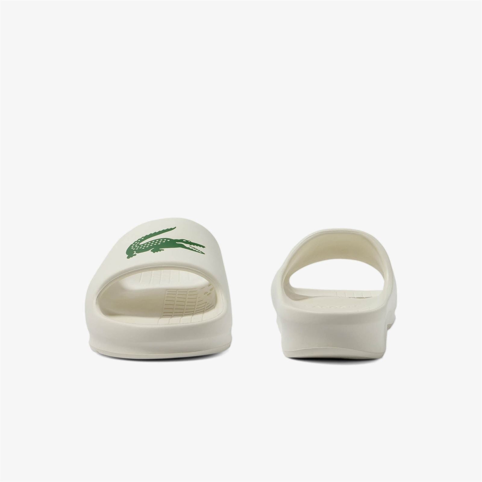 Chanclas Lacoste 46CFA0028 1Y5 Serve Slide 2.0 off wht/ dk grn - Imagen 3