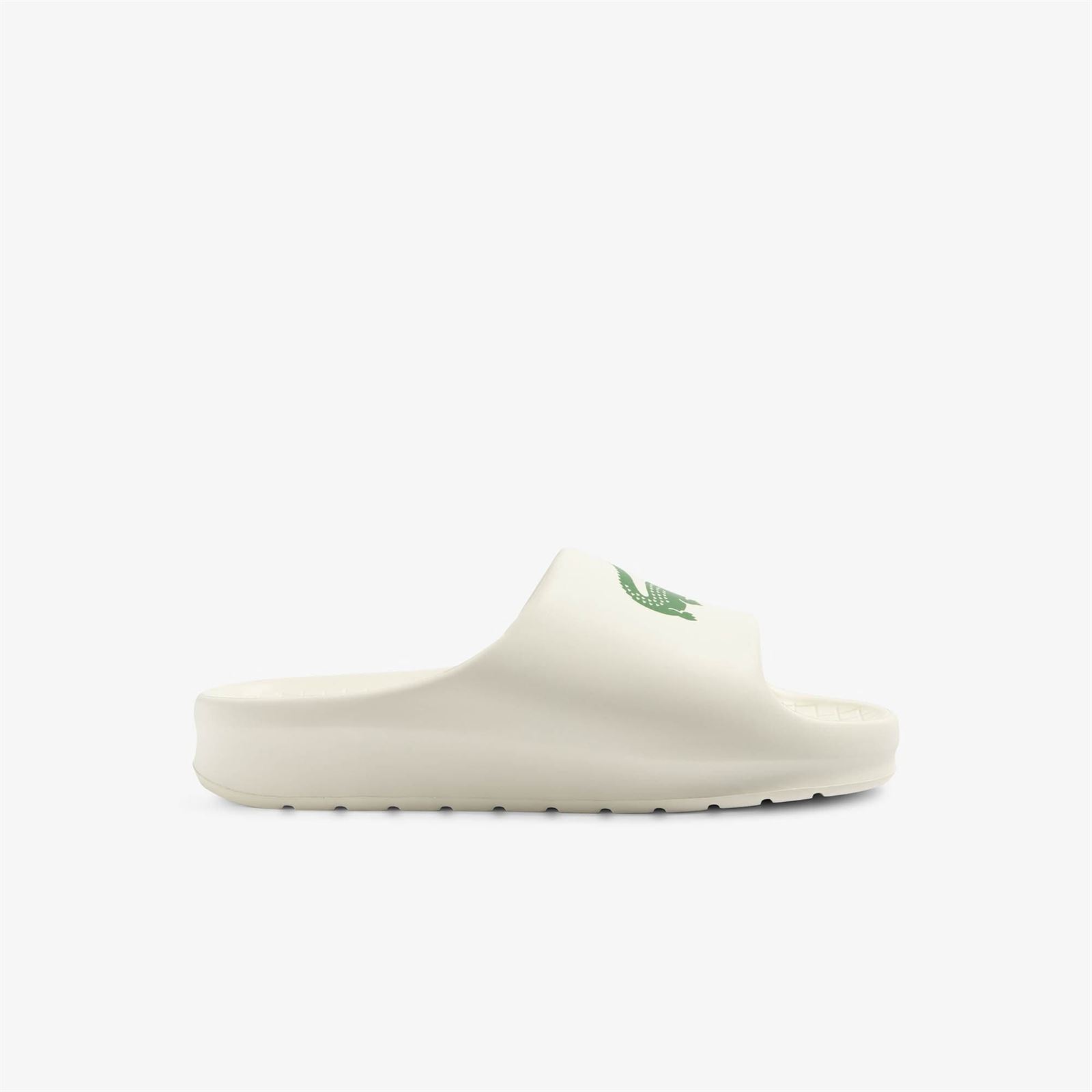 Chanclas Lacoste 46CFA0028 1Y5 Serve Slide 2.0 off wht/ dk grn - Imagen 4