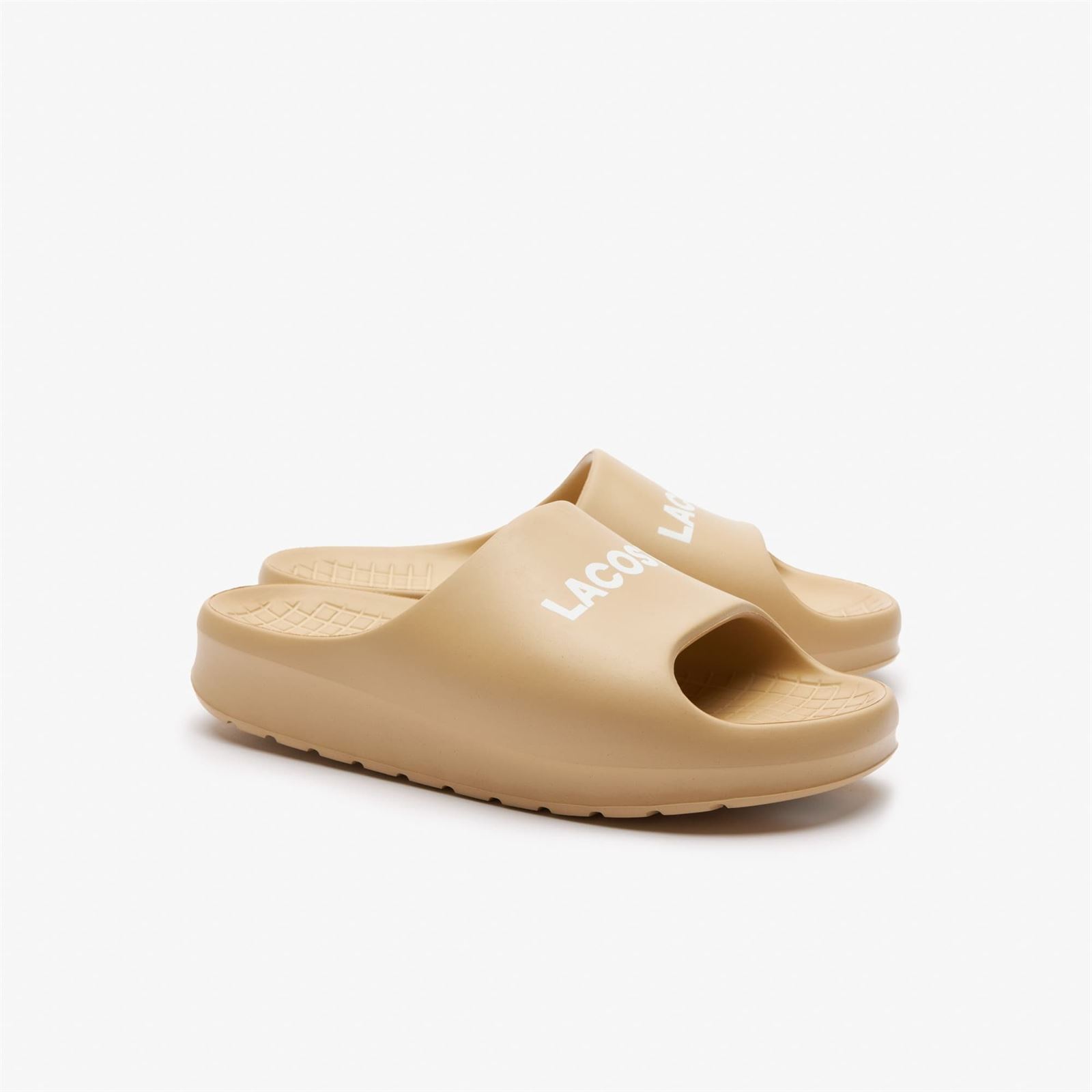 Chanclas Lacoste 47CFA0020 CJ2 Serve slide 2.0 lt brw/lt brw - Imagen 4